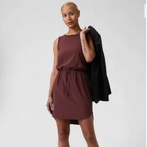 Worn Once! Athleta Rincon dress in Decadent Chocolate